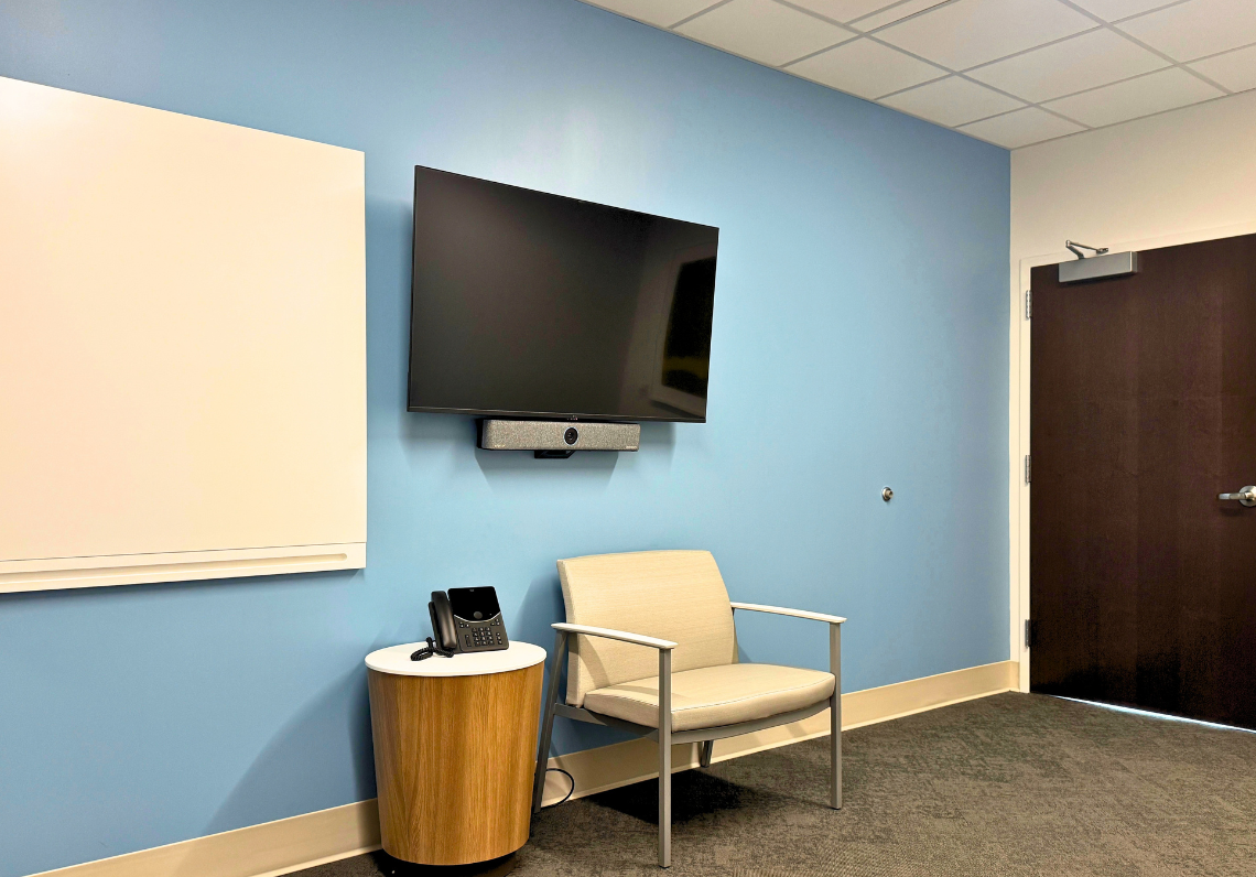 Healthcare AV installation at Wiregrass Ranch Hospital
